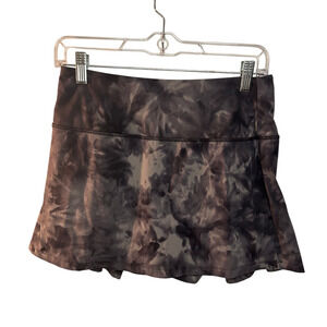 Black Tie Dye Athletic Skirt - Medium